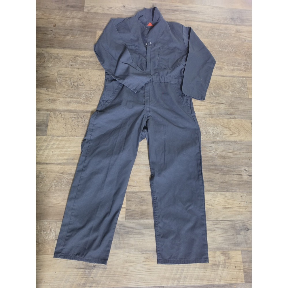Vintage Universal Overall Coveralls Mens 44 Dark Gray Workwear Jumpsuit